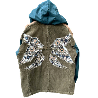 SEWN SERAPHIM HOODED JACKET - SIZE XL