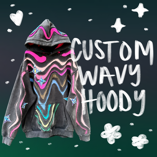 **CUSTOM** WAVY HOODY